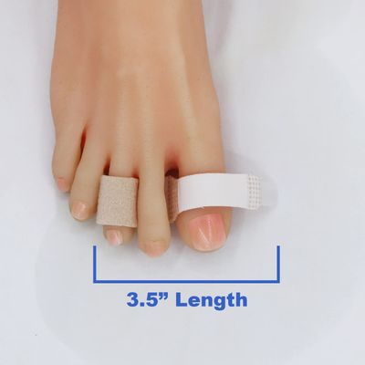 Winiyou Fabric Toe Wraps for Women and Men, 8 Pack of Toe Splints for Broken Toe, Hammer Toe, Crooked Toe, Curled Toe, Toe Separators Bandages for Straightening Small Toes, Bent Toes