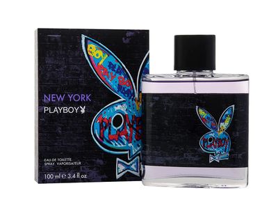PLAYBOY New York Men Eau De Toilette Spray, 3.4 Ounce Playboy