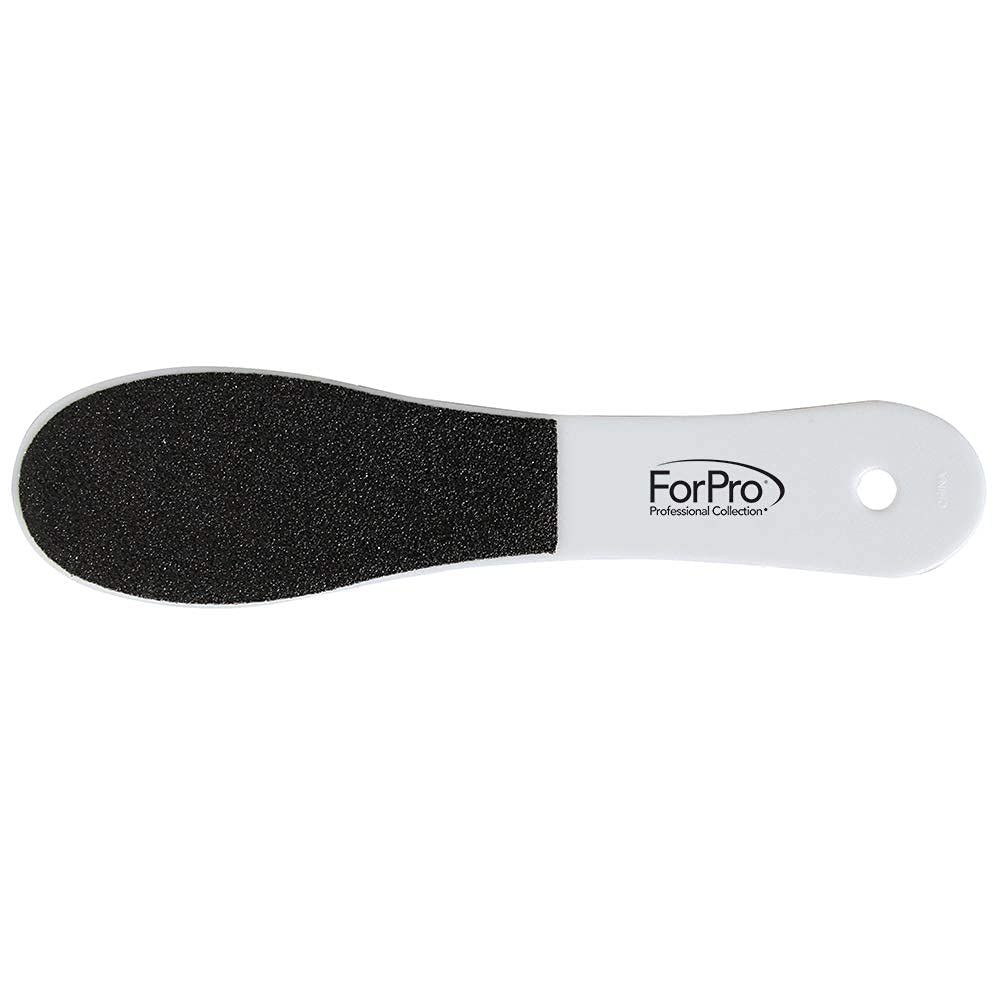 ForPro Professional Collection One N Done Pedi File, Disposable Pedicure File for Feet &amp; Heels, Double-Sided, Black 60/White 180 Grit, 9.5 L, 12-Count