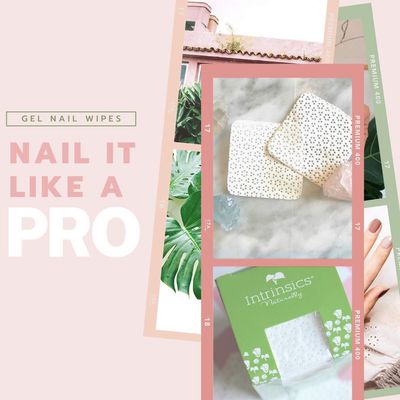 Intrinsics Nail Techs Choice Lint Free Gel Nail Wipes - 2 x 2, 200 Count