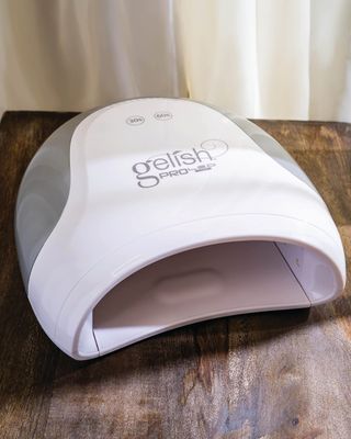 Gelish Pro LED Light - Professional Gel Nail Lamp, Fast Drying Nail Dryer, Compact & Portable UV/LED Light for Home & Salon Use, Pedicure-Friendly, No Bulb Replacement Needed.