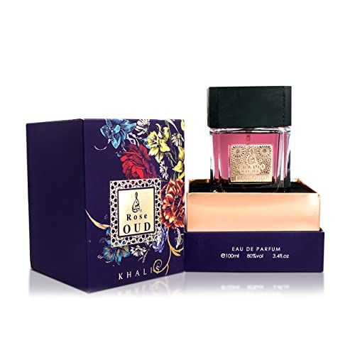 Rose Oud Eau de Parfum 3.4 oz - Green Tangy Black Currant Wrapped in Soft Woody Rich Sweet Earthy Rose Bouquet loved for its long lasting trail and compliment catching aroma