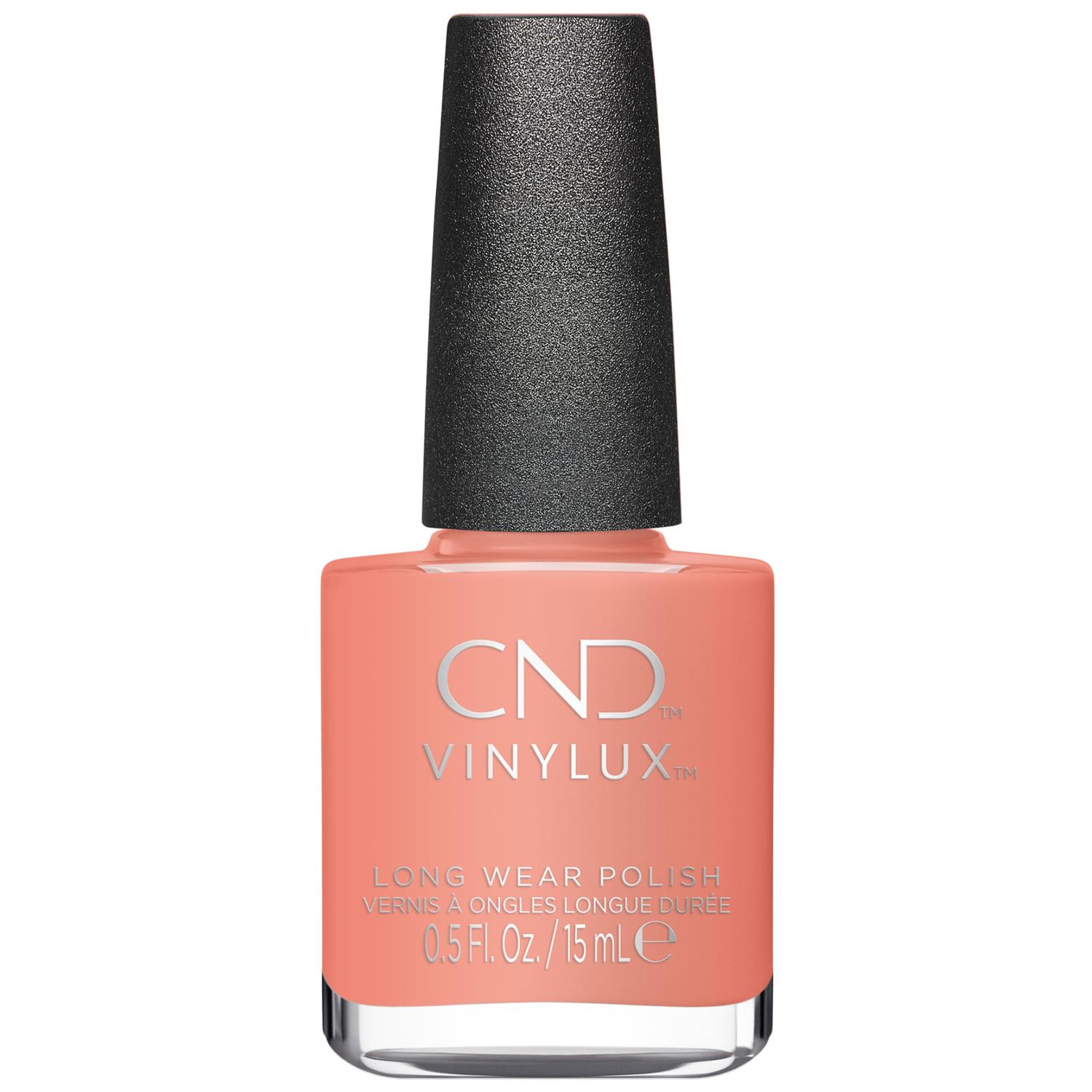 CND Vinylux Longwear Coral Nail Polish, Gel-like Shine &amp; Chip Resistant Color, Rule Breaker, 0.5 fl. oz