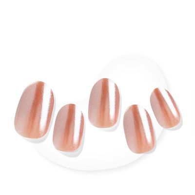 Dashing Diva Glaze Nail Strips - Chocolate Glaze | Works with Any LED Nail Lamp | Long Lasting, Semicured Gel Nail Strips | Contains 34 Salon Quality Black Nail Wraps, 1 Prep Pad, 1 Nail File