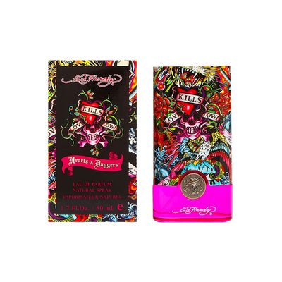 Ed Hardy Christian Audigier Hearts and Daggers Eau De Parfum Spray for Women, 1.7 Ounce