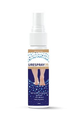 URESPRAY 35 Urea Foot &amp; Heel Spray - 125ML Moisturizing Treatment for Dry, Cracked Feet, Heels, Knees &amp; Elbows - Intensive Skin Repair, Callus Remover, Dead Skin Care &amp; Cuticle Softener Spray