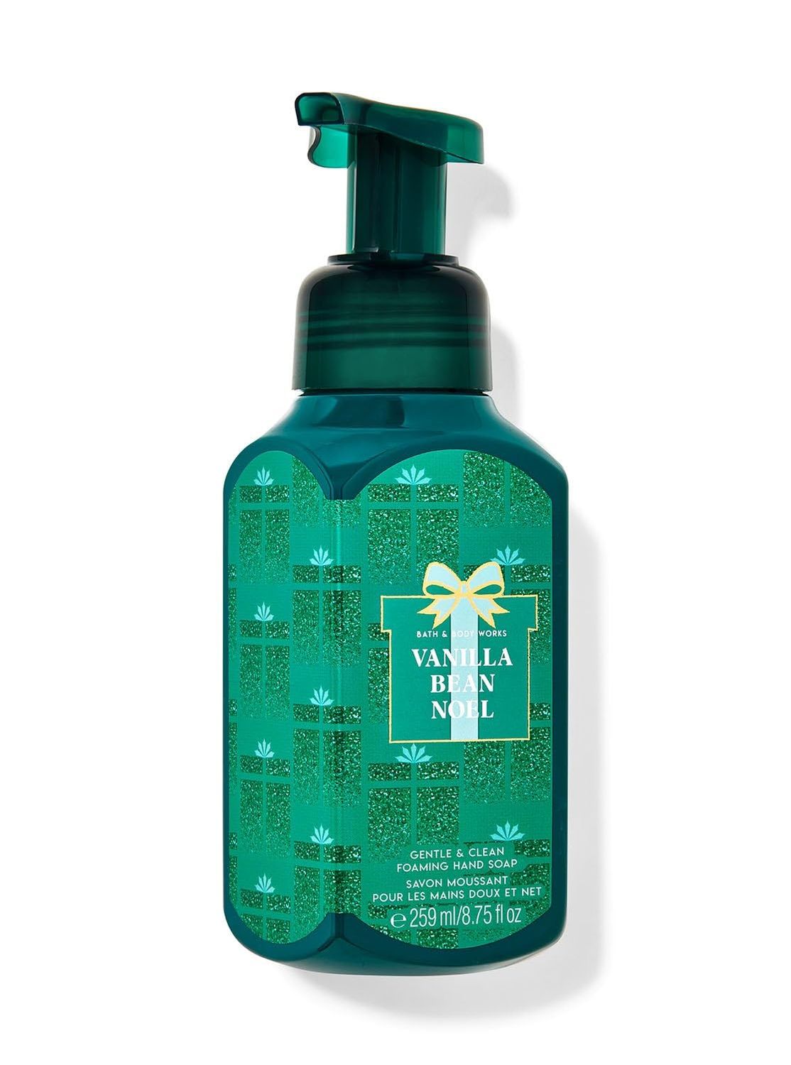Bath and Body Works VANILLA BEAN NOEL Gentle Foaming Hand Soap 8.75 Fluid Ounce (2018 Edition)