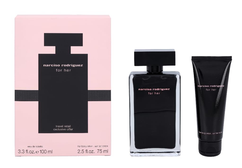 Narciso Rodriguez 2 Pc. Gift Set for Women Edt 3oz B/l 2.5 Oz, 3fl Oz