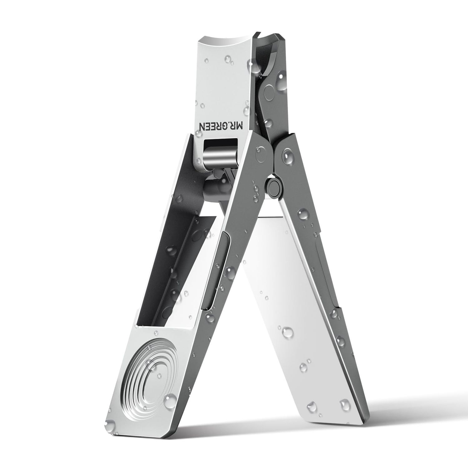 MR.GREEN Innovative Folding Nail Clippers Collapsible Nail Cutters Stainless Steel Nail Scissors Portable Travel Manicure Tools