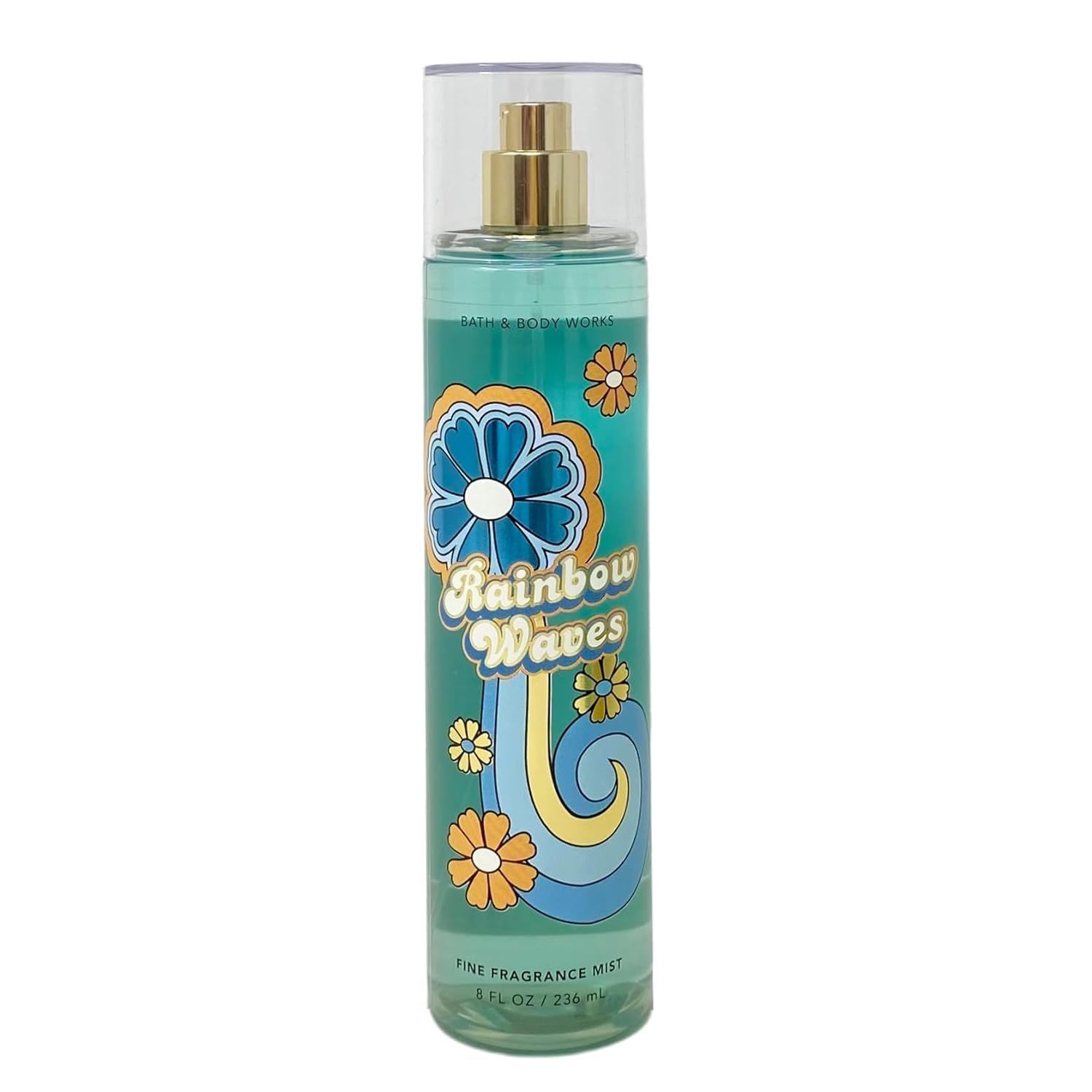 Bath &amp; Body Works Fine Fragrance Body Spray Mist 8 fl oz / 236 mL (Rainbow Waves)