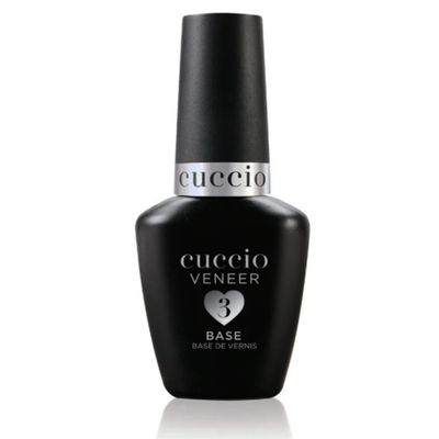 Cuccio Veneer Gel Polish Base Coat - Strong Adhesion for Long-Lasting Manicures, Professional Salon Quality, LED and UV Compatible, 0.43 oz