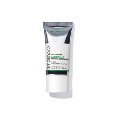 Smashbox Photo Finish Correct Anti-Redness Makeup Primer | Soothing, Vegan Cruelty Free, Travel Size, 0.34 Fl Oz
