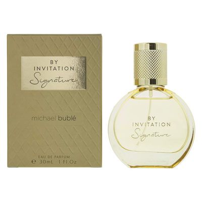 By Invitation Signature from Michael Bubl Fragrances, 1 Fl Oz | Womens Perfume | Bergamot, Jasmine, Vanilla Perfume | Eau de Parfum | Gift for Women | Vegan &amp; Cruelty Free