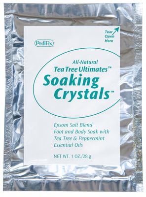 Pedifix Soaking Crystals Foot Bath - (6) 1 Oz. Packetsper Box