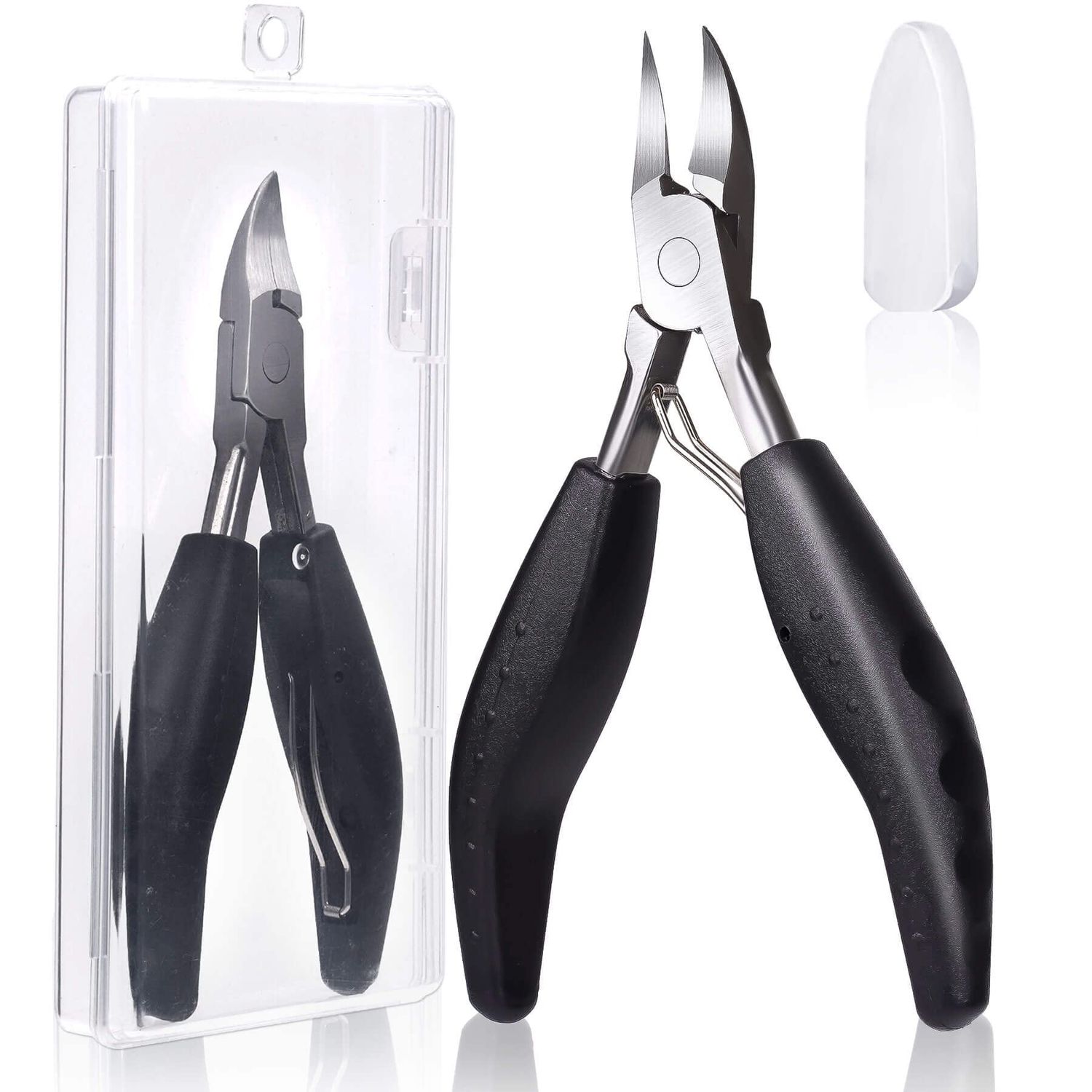 Feiccier Heavy Duty Ingrown Toenail Clippers, Professional Toenails Trimmer, Podiatrist Toe Nail Clippers for Thick Nail &amp; Ingrown Toenails, Sharp Curved Blade, Pedicure Tools.