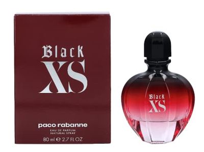 Paco Rabanne Black Xs Fragrance For Women - Floral, Woody, Musk Fragrance - Notes Of Cranberry, Black Violet And Vanilla - Exudes Sophistication - Recommended For Daytime Wear - Edp Spray - 2.7 Oz
