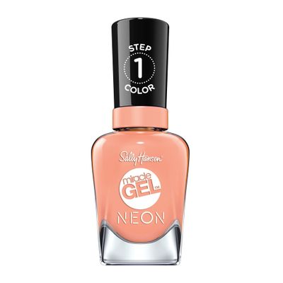 Sally Hansen Miracle Gel, Peach Please, Long Lasting, Gel-Like Formula, No UV Lamp Needed, Orange Nail Polish