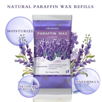 Paraffin Wax Refills, 6 PackParaffin Wax for Hands and Feet, Hot Melt Paraffin Wax Blocks for Paraffin Bath, Lavender Scent Dry Flowers, Relieves Muscle Fatigue Nourishes Dry Skin