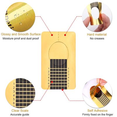 Yokilly Nail Forms for Acrylic Nails, 500PCS Nail Forms for Polygel Nail Tips Guide, Nail Forms For Builder Gel, Nail Forms Roll for Salon Nail Former Stickers with Numbers Marked for Nail Art DIY