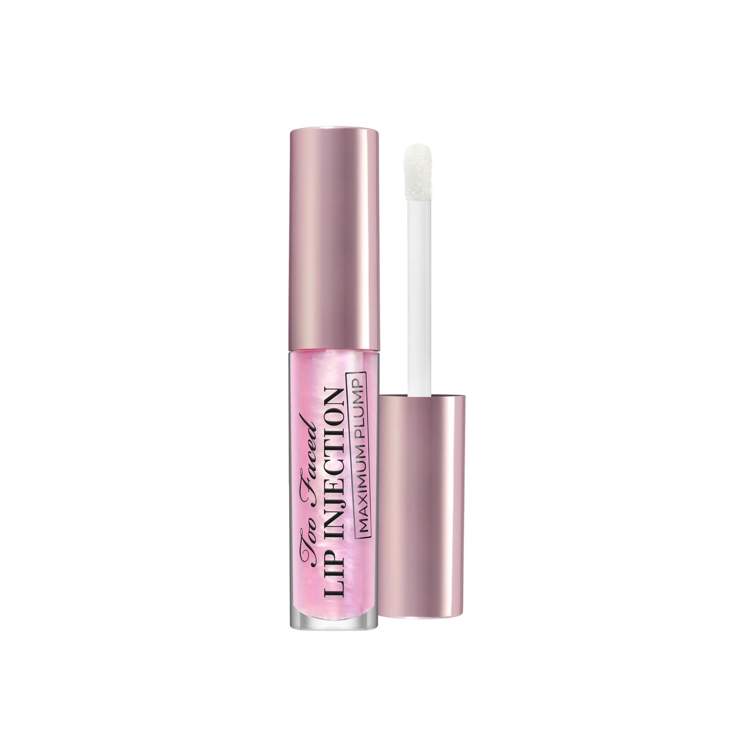 Too Faced Lip Injection Maximum Plump Extra Strength Lip Plumper Gloss | Hydrating Plumping, Travel Size, 0.1 Fl Oz, Original