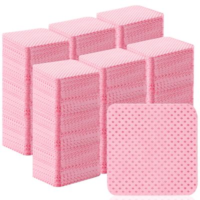 Corconess 1200PCS Lint Free Nail Wipes Non-Woven Nail Polish Remover Wipes No Lint Cleaning Wipe Absorbable Eyelash Extension Glue Cleaning Wipes Dry Pads Nail Stuff Nail Supplies