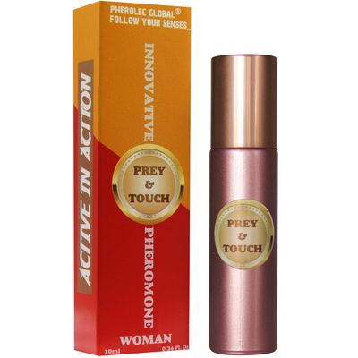 Pherolec Global follow your senses... Prey &amp; Touch Pulse Point Pheromone for Women - Extra Strength Pheromone - Perfume for Women with Long-lasting Scent - Travel Size - 0.34 Fl. Oz
