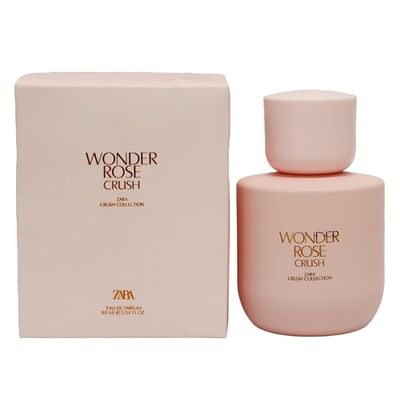 Zara Wonder Rose Crush Perfume for Women Bold and Radiant Fragrance in Signature Glass Bottle Inspired by the Original Wonder Rose Eau De Parfum 90 ML (3.04 FL OZ)
