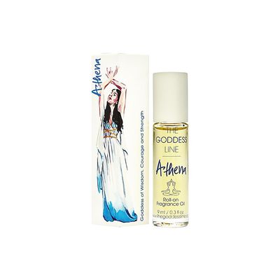 Athena Fragrance - Goddess of Wisdom 0.33 oz Perfume Roll-On