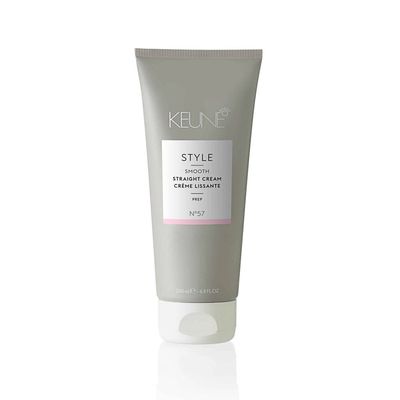 Keune Style Straight Cream, Heat-Activated &amp; Anti-Frizz Cream for Smooth Hair, 6.8 Fl Oz