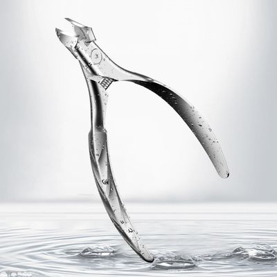 FERYES Wide Jaw Thick Toenail Clippers Thick Toenails - Precision Stainless Steel Toe Nail Clippers for Thick Nails for Seniors with Catcher - Silver