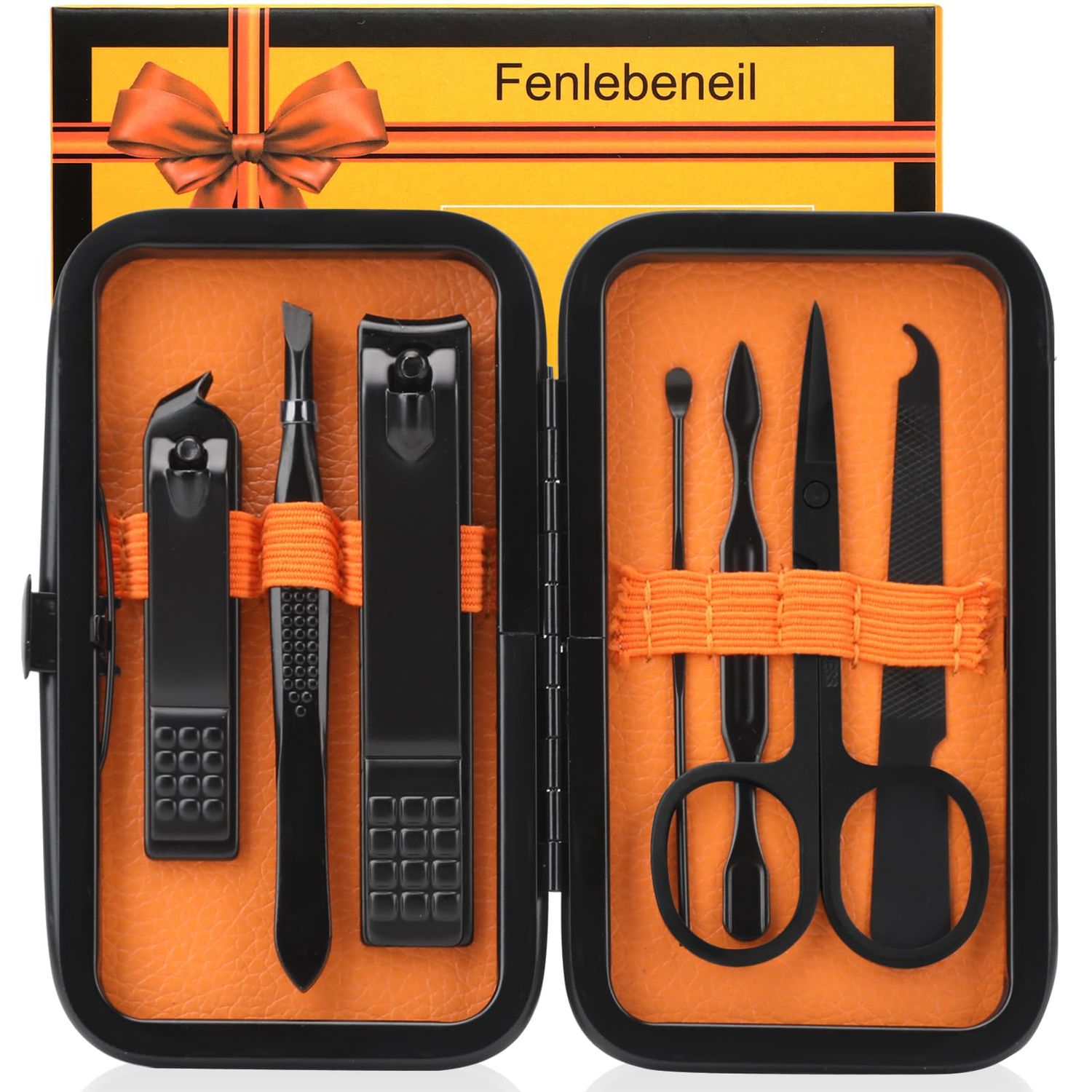Manicure Set Men Nail Clipper Set Personal Care Nail Grooming Kits Travel Nail Care Set Manicure Tools Fenlebeneil Nail Clippers Pedicure Kit Basic Nail Care Tools Gift for Men Women