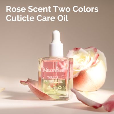 MelodySusie 15ML Cuticle Oil,Nail Strengthener with Jojobal &amp; Vitamin E,Nail Growth that Repairs Cuticles &amp; Promotes,Moisturizes &amp; Conditions Dry Skin,Rose