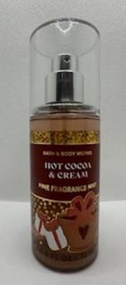 Generic Hot Cocoa &amp; Cream Fine Fragrance Mini Travel Purse Size Mist Spray 2.5 Ounce, Brown and Gold