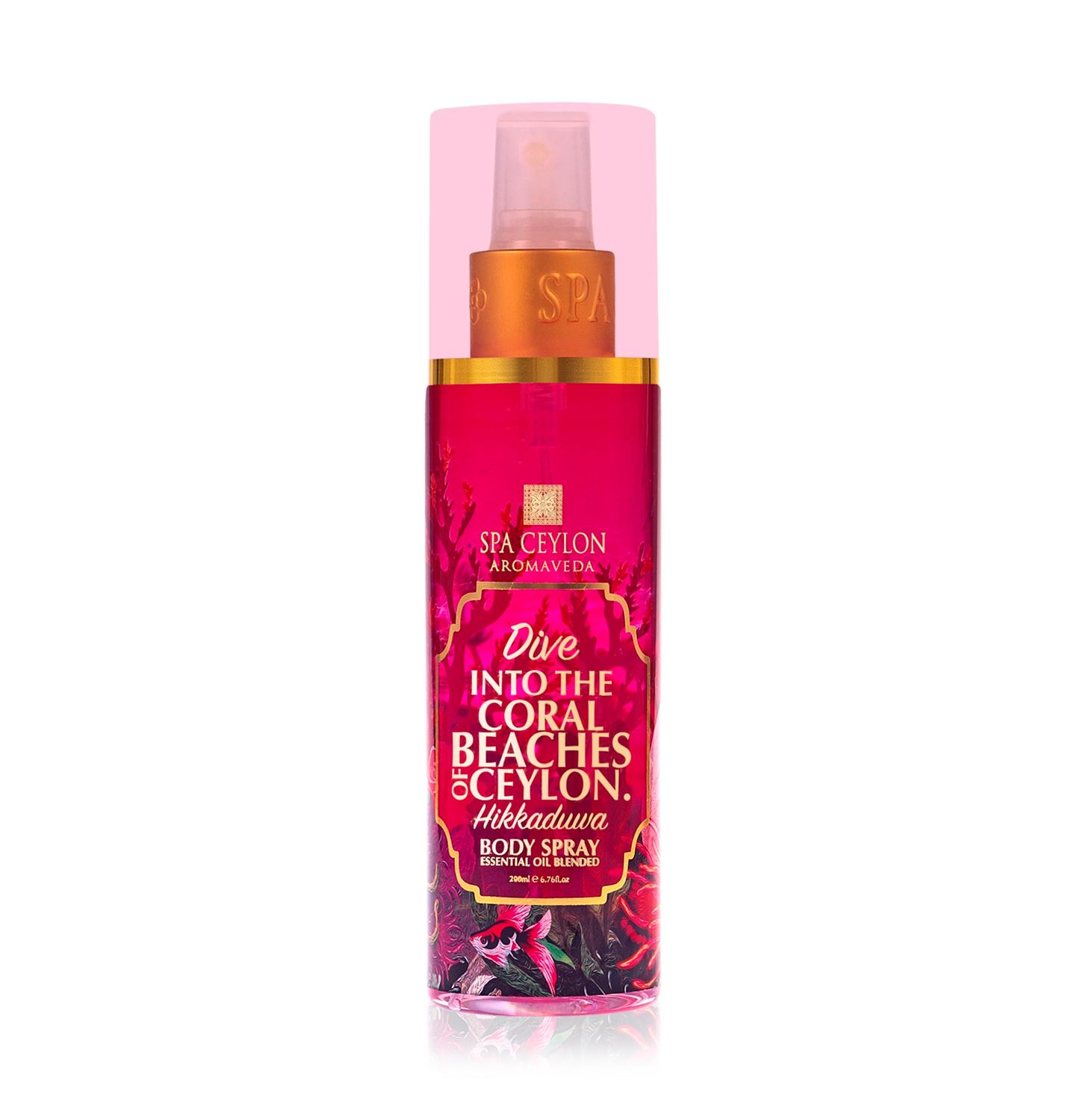 SPA CEYLON Hikkaduwa Body Spray for Women | Refreshing Summer Fragrance Spray | Fruity Scent | Watermelon Pineapple Guave | 200ml