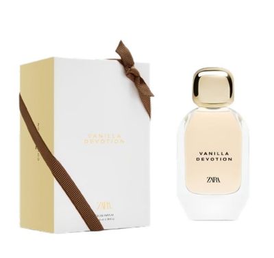 Zara Vanilla Devotion Perfume For Women Bright and Energizing Fragrance with a Comforting Gourmand Finish for a Long-Lasting Sensory Experience Eau De Parfum 100 ML (3.4 FL. OZ.)