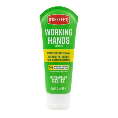 OKeeffes Working Hands Intense Renewal Hand Cream, 3 oz Tube (Pack of 1) - Softens and Smooths Extremely Callused, Dry Hands