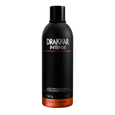 Guy Laroche Drakkar Intense, Seductive &amp; irresistible Body Spray, Ambery fougere fragrance, Long Lasting Mens Cologne, Body Spray for Men 5.8 Fl.Oz