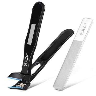 DEJLIG Nail Clippers for Seniors - Ergonomic Long Handle Toenail Clippers for Thick Toenails with Catcher, Toe Nail Clippers for Thick Nails for Seniors, Men &amp; Women