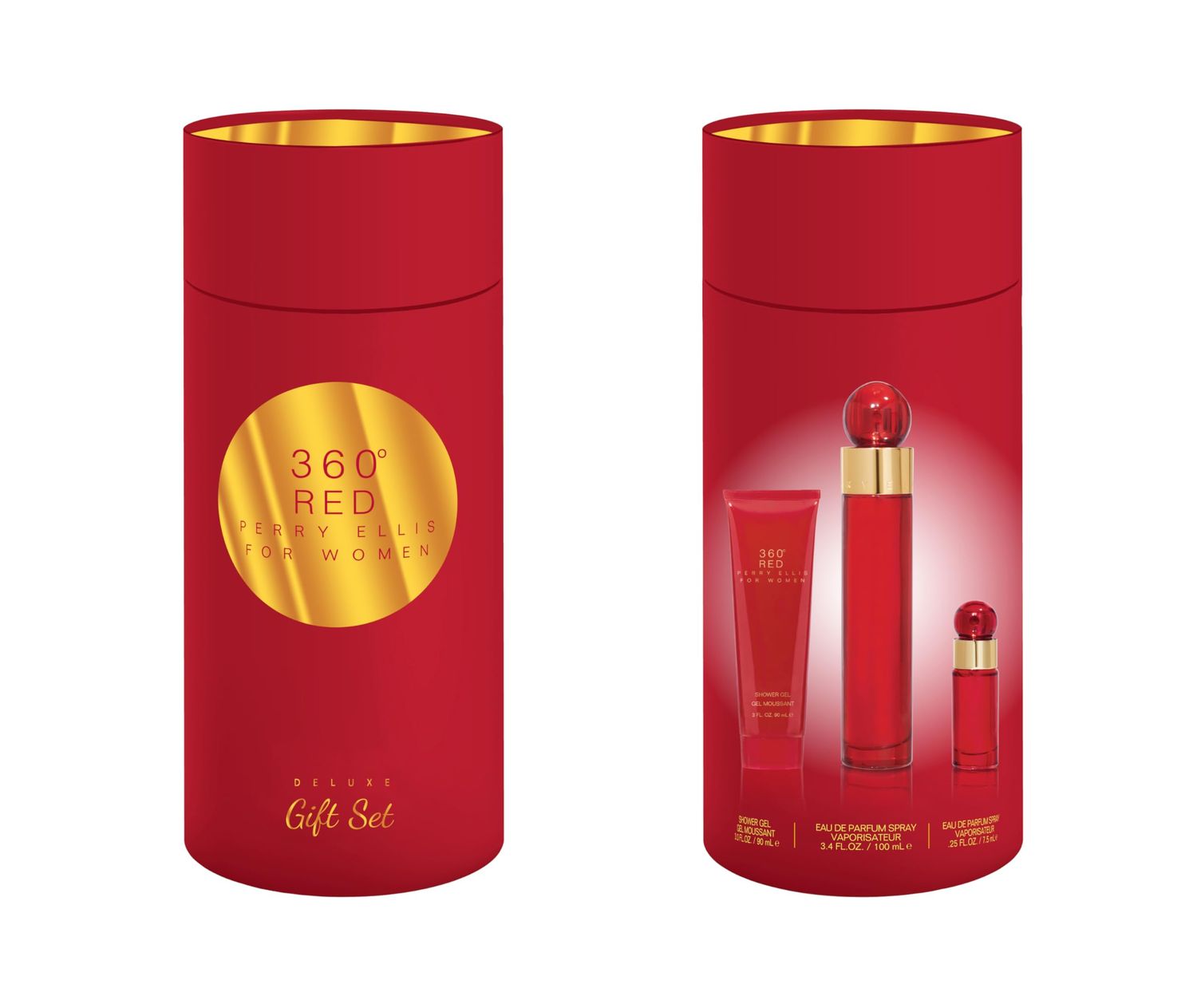 Perry Ellis 360 Red for Women 3-Piece Gift Set