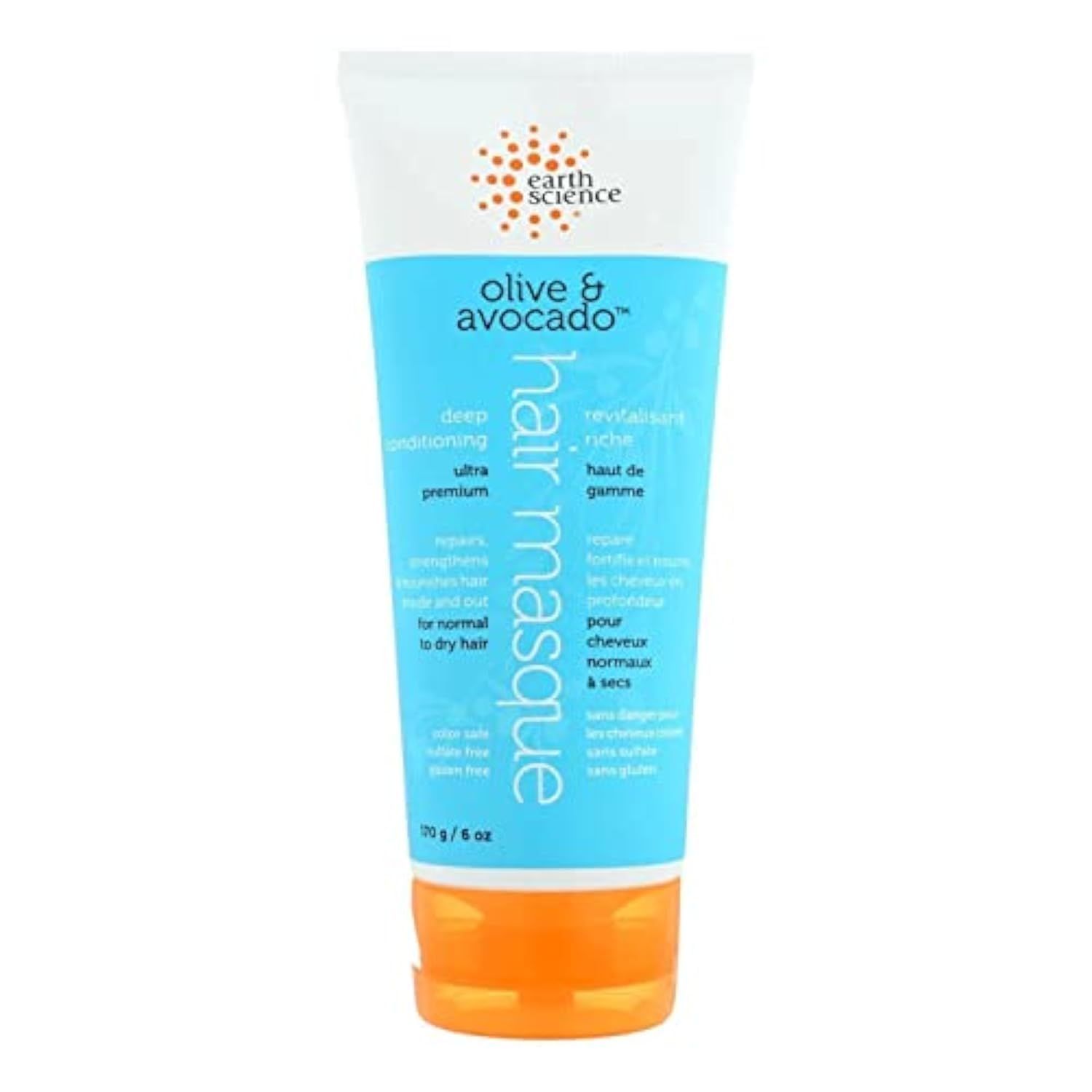 Earth Science - Olive &amp; Avocado Deep Conditioning Hair Masque: For Normal to Dry Hair (6 oz.)