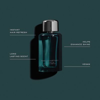 Kristin Ess Hair Perfume Translucence Three - Tropical Scented Hair Mist - Coconut, Lily and Palo Santo, Instantly Refreshes, Deodorizes Hair and Enhances Shine, 2.5 fl. oz - Travel Size