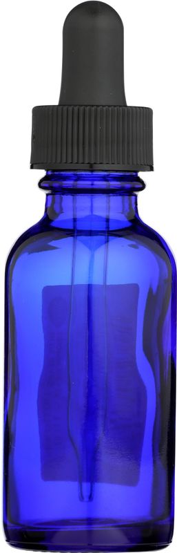Whole Foods Market, Blue Glass Bottle with Dropper 1Ounce, 1 Count