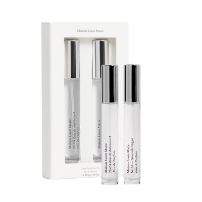 Maison Louis Marie - Travel Spray Duo Set | No.4 and No.13 | Luxury Clean Beauty Non-Toxic Fragrance (2 x 10 ml | .34 fl oz)
