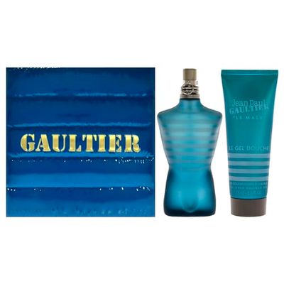 Jean Paul Gaultier Le Male for Men - 2 Pc Gift Set 4.2oz EDT Spray, 2.5oz All-Over Shower Gel