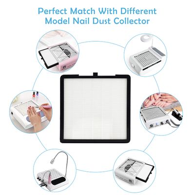 Nail Dust Collector Filter, CoFashion Nail Dust Suction Collector Filter for Nail Dust Collector 2 Pcs Nail Art Suction Filter Reusable Nail Dust Suction Collector Filter for manicure store
