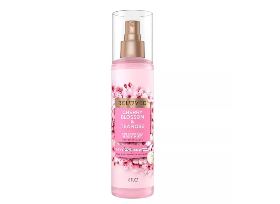 Cherry Blossom &amp; Tea Rose Body Mist, 8 fl oz