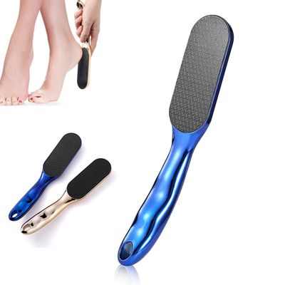 Veinsgrain Foot File, Veins Grain Foot File, Nanoglass Foot File, Nano Glass Foot File Callus Remover, Nano Glass Foot File with Non-Slip Ergonomic Handle, Professional Foot Care Tools (Blue, 1 Pcs)