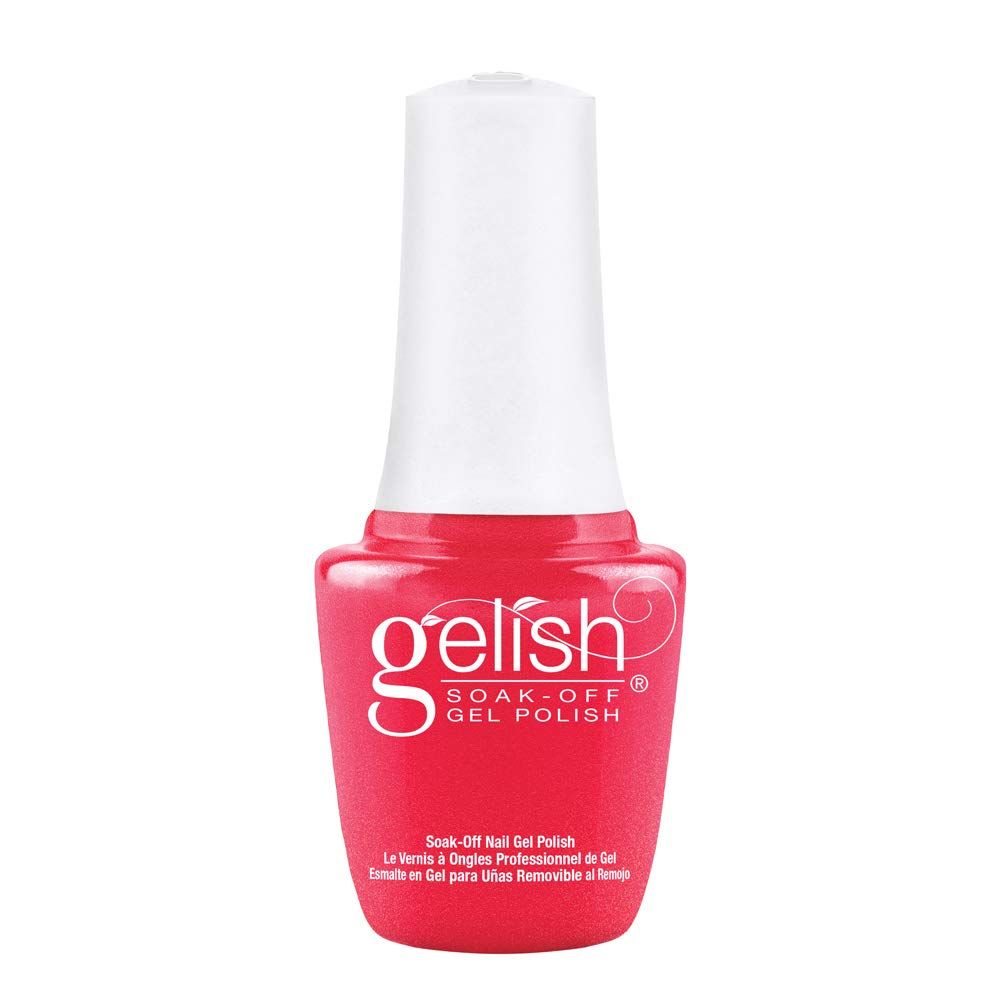 Gelish MINI Gel Nail Polish - Long-Lasting Soak Off, Vibrant Color, Professional Quality, High Shine, Chip-Resistant (Hip Hop Coral, 9mL)