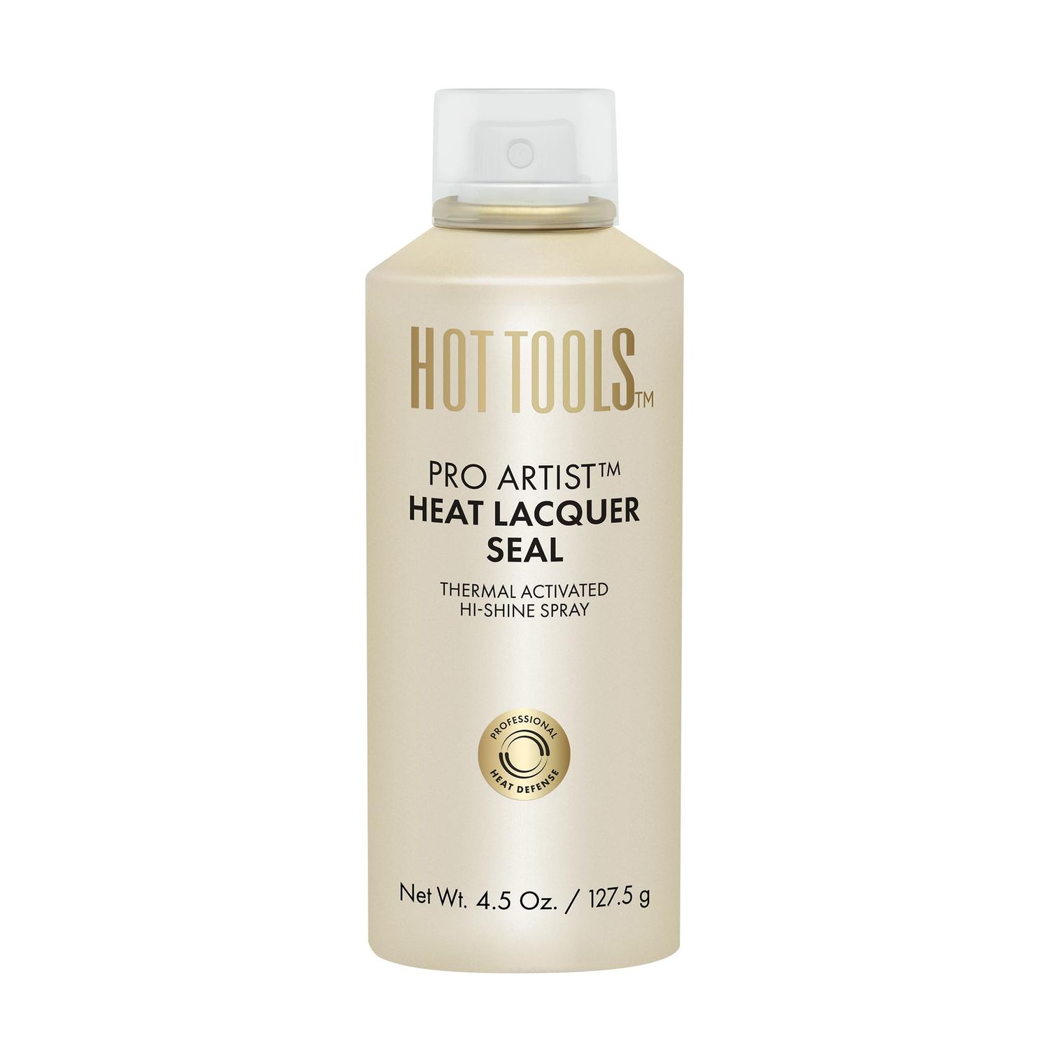 HOT TOOLS Heat Protectant Hi-Shine Spray | Instantly Makes Hair Shinier, Minimizes Frizz &amp; Gives Hair a Lacquered Finish | Protects Hair from Heat Damage without Use of Silicones