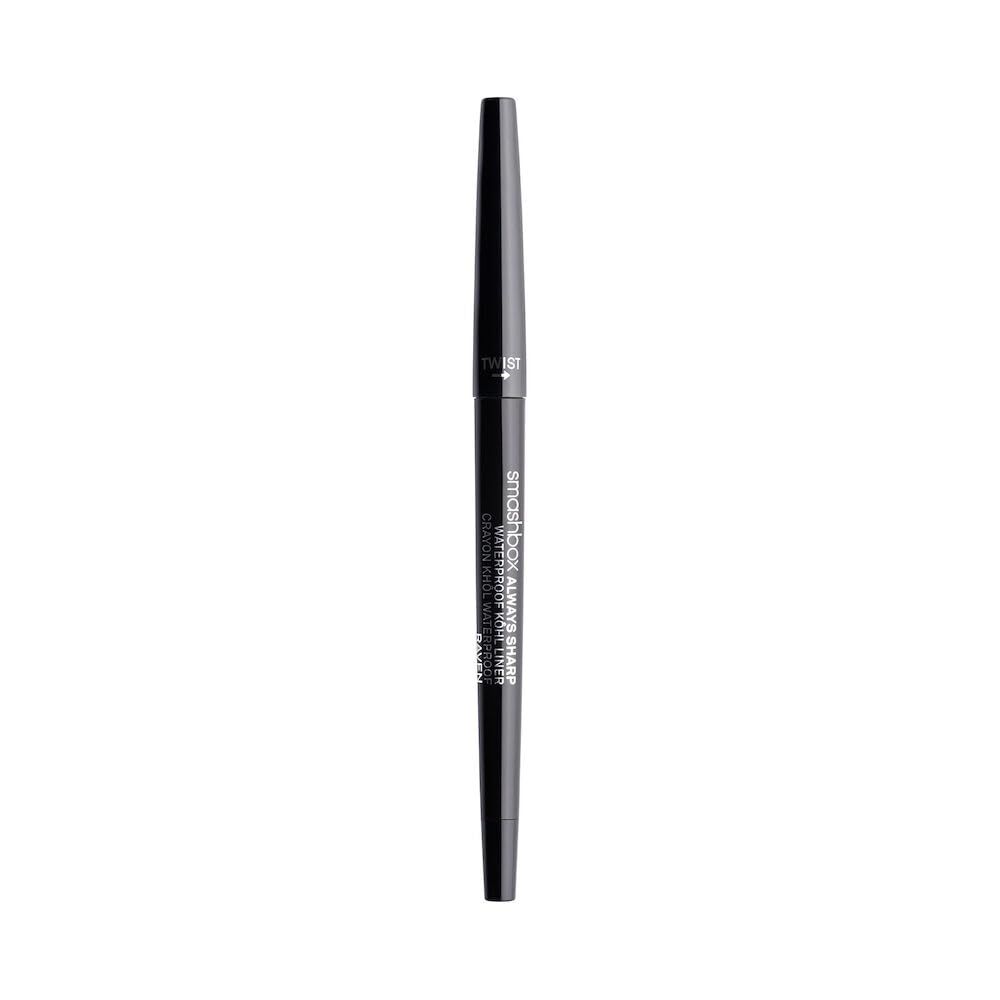 Smashbox Always Sharp Longwear Waterproof Kohl Eyeliner Pencil | Self-Sharpening Cap, Waterproof High Pigment, Raven
